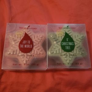 NEW Set of 2 Young Living Christmas Bath Bomb